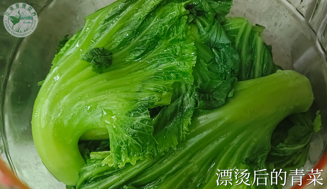 漂烫装坛的青菜