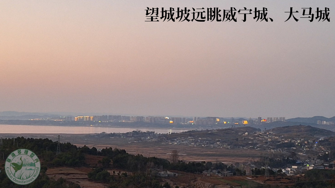 远眺威宁城